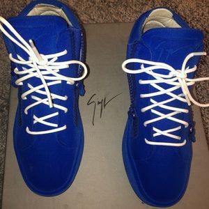 Electric Blue High Top Giuseppe Zanotti